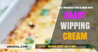 Creamy Morning Delights: Breakfast Foods Made with Heavy Whipping Cream