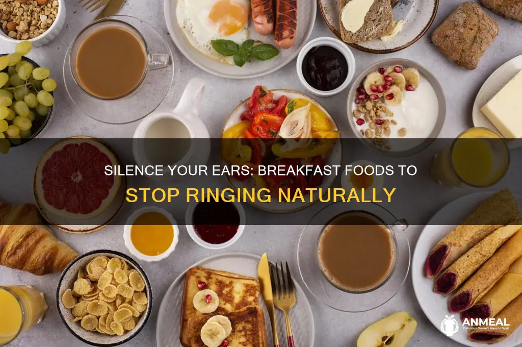 what breakfast food stops ringing in ears