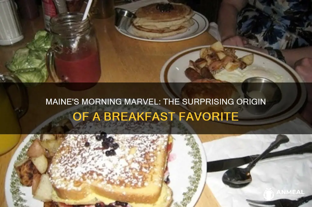 what breakfast food was invented in maine