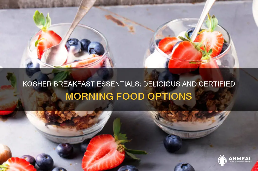 what breakfast foods are kosher