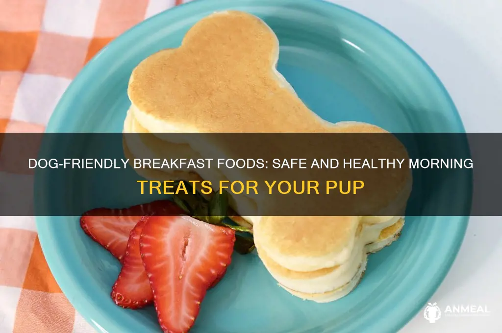 what breakfast foods are safe for dogs