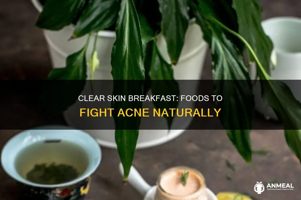 what breakfast foods clear acne