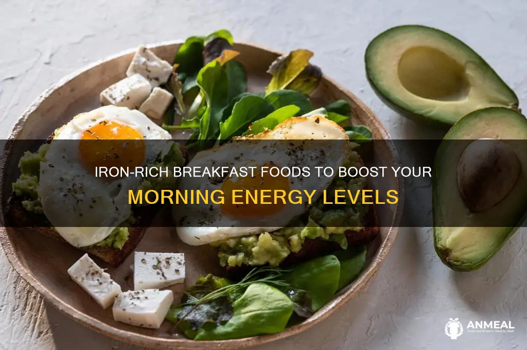 what breakfast foods have iron