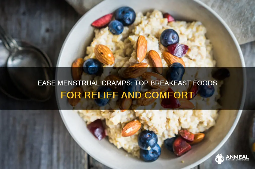what breakfast foods help with cramps