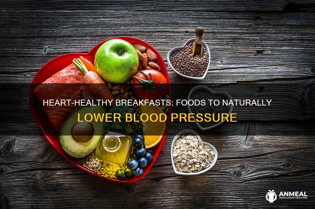 what breakfast foods lower blood pressure