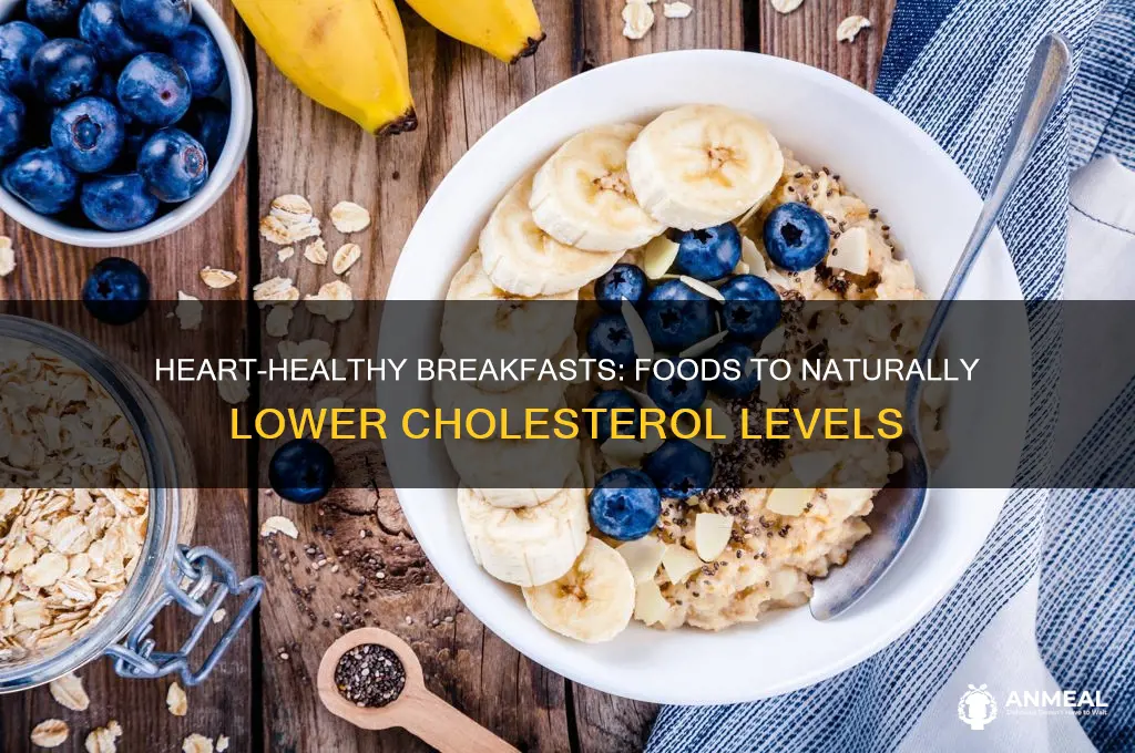 what breakfast foods lower cholesterol