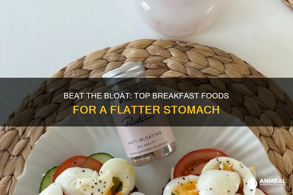what breakfast foods reduce bloating