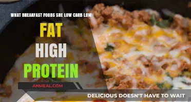 Healthy Breakfast Ideas: Low-Carb, Low-Fat, High-Protein Meals to Start Your Day