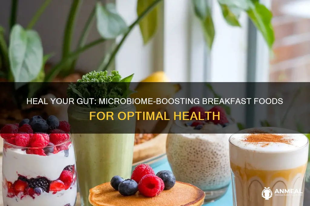 what breakfast foods to heal your microbiome