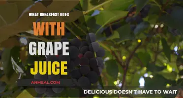 Perfect Breakfast Pairings: Delicious Meals to Enjoy with Grape Juice