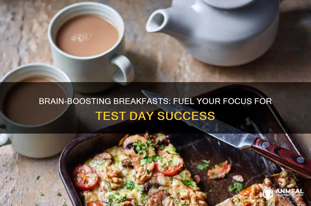 what breakfast is best before a test