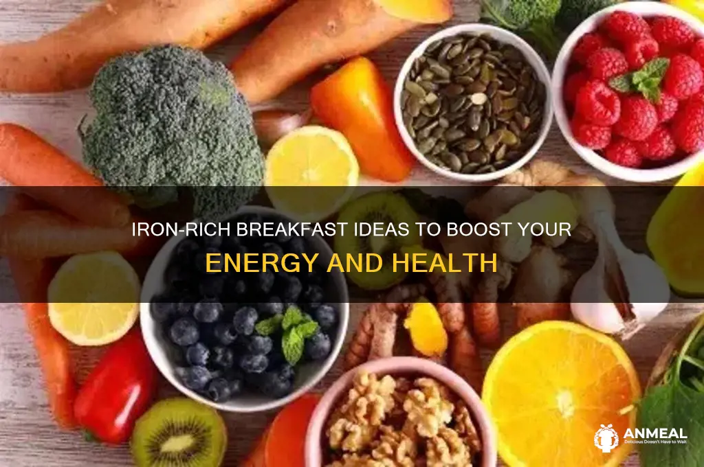 what breakfast is high in iron