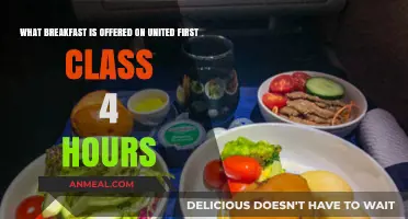 United First Class Breakfast Options for 4-Hour Flights Revealed
