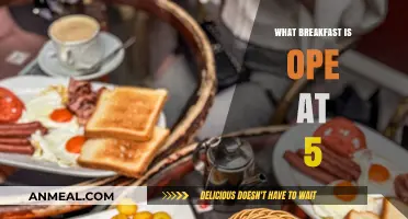 Early Bird's Guide: Breakfast Spots Open at 5 AM Near You