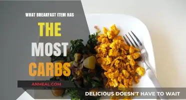Carb-Loaded Mornings: Unveiling the Breakfast Item with the Most Carbs
