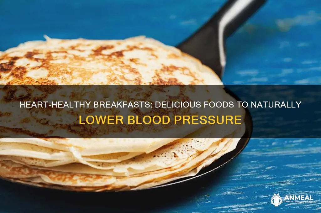 what breakfast lowers blood pressure