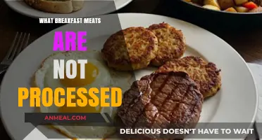 Fresh Morning Choices: Unprocessed Breakfast Meats for a Healthy Start