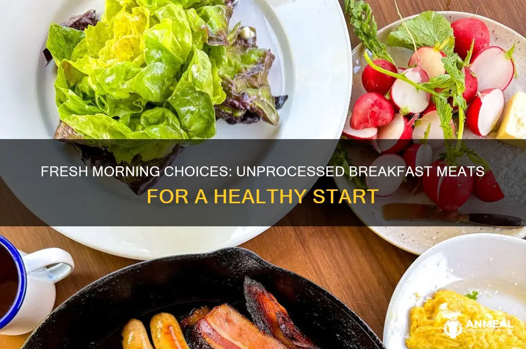what breakfast meats are not processed