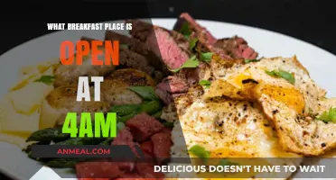 Early Bird's Guide: 4 AM Breakfast Spots to Fuel Your Day