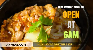 Early Bird's Guide: Breakfast Spots Open at 6 AM Near You
