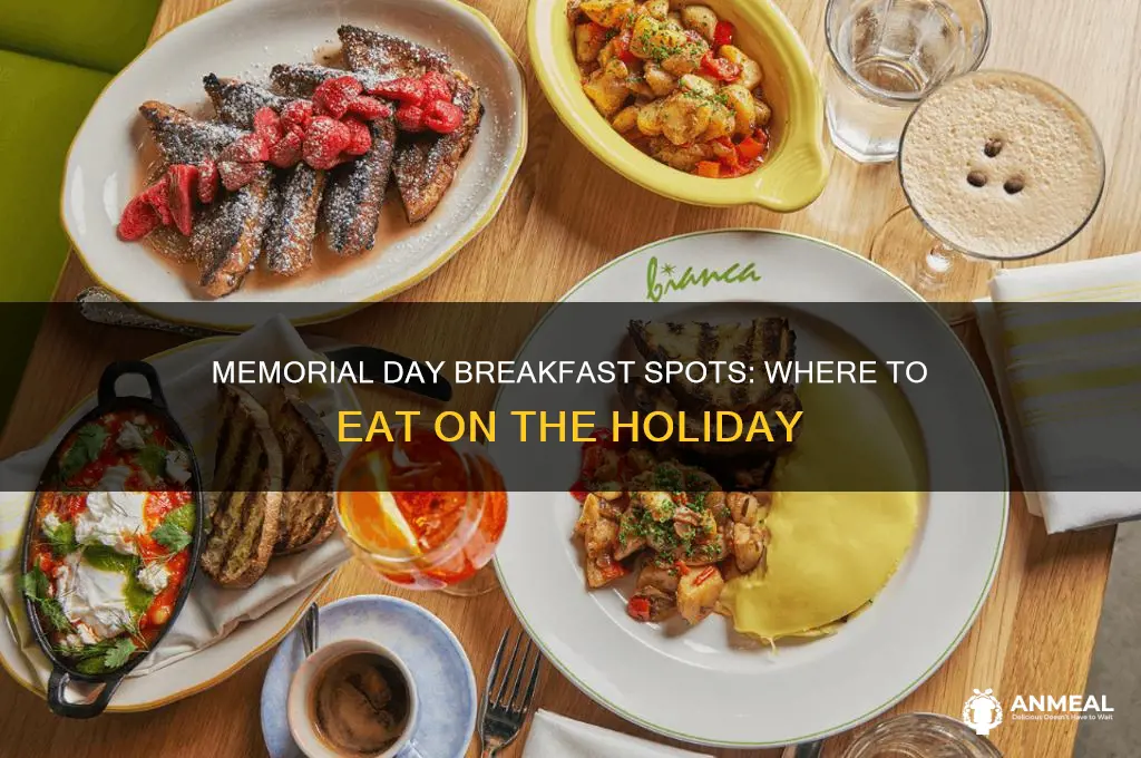 what breakfast places are open on memorial day