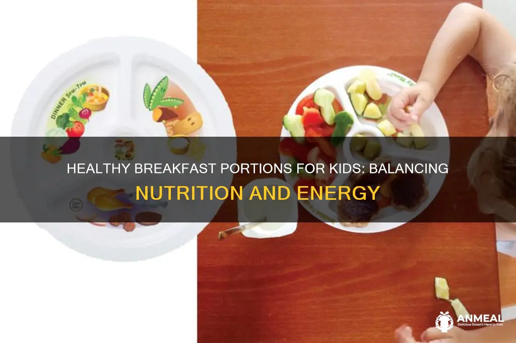 what breakfast portions for children