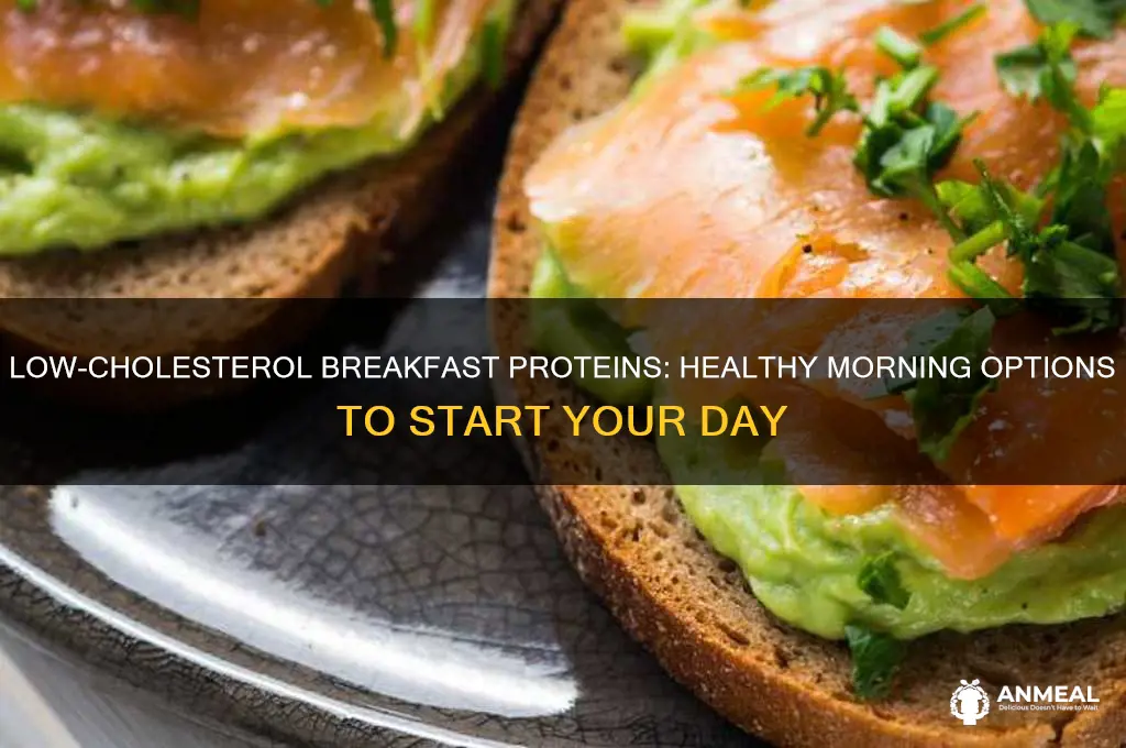 what breakfast protein has least cholesterol