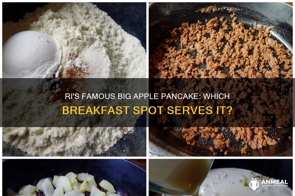 what breakfast restaurant in ri featured the big apple pancake