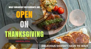 Thanksgiving Breakfast Spots: Open Restaurants to Start Your Holiday Right