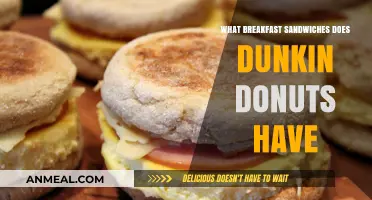 Discover Dunkin Donuts' Delicious Breakfast Sandwich Menu Options
