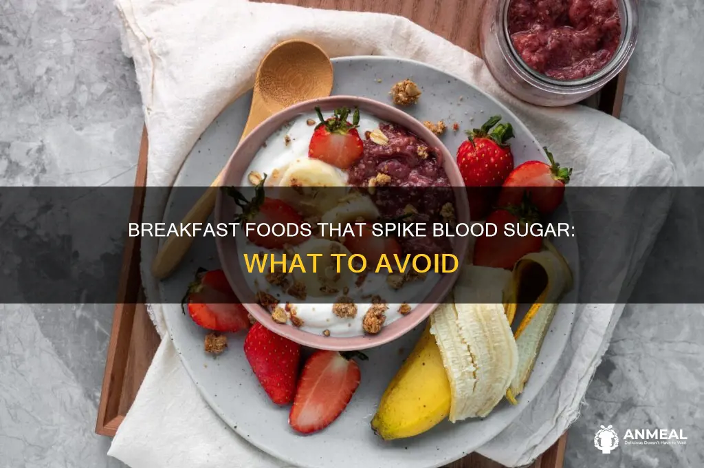 what breakfast spikes blood sugar
