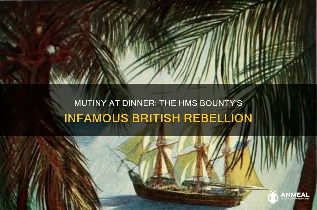 what british ship had mutiny at dinner hour