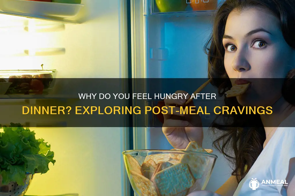 what causes you to be hungry after dinner