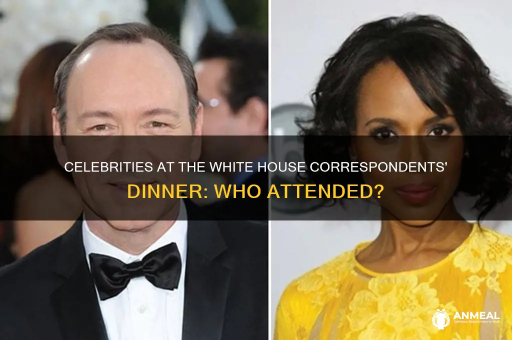 what celebrities attended the white house correspondents dinner