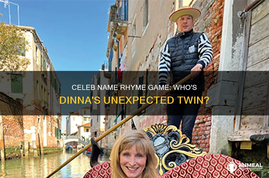 what celebrity last anem rhymes with dinna
