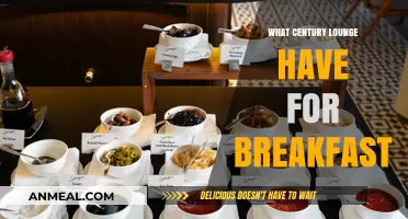 Century Lounge Breakfast Delights: A Morning Menu to Start Your Day