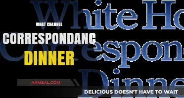 What Channel is the Correspondance Dinner on Tonight?