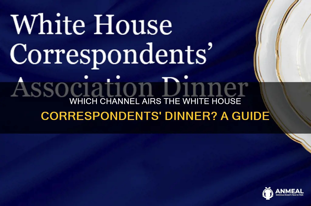 what channel white house correspondents dinner