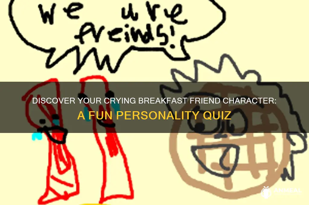 what character am i from crying breakfast friend