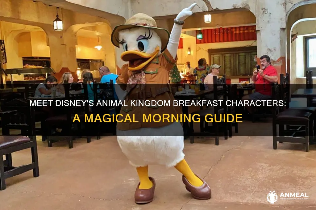 what characters are at animal kingdom breakfast