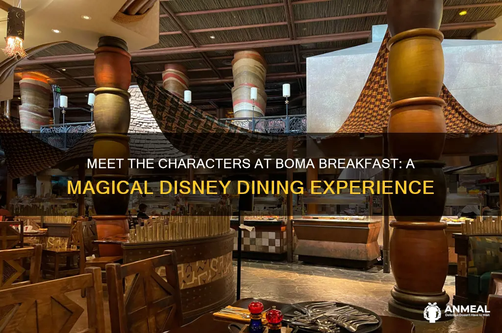what characters are at boma breakfast