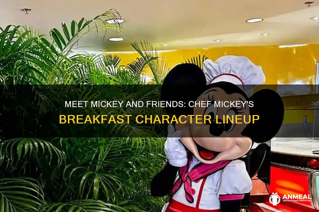 what characters are at chef mickey