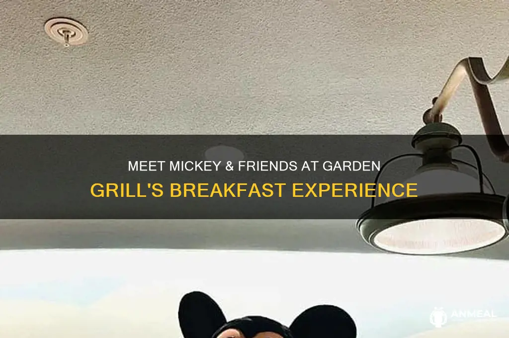 what characters are at garden grill breakfast