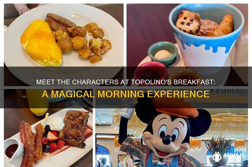 what characters are at topolino