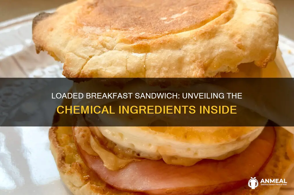 what chemicals are inside loaded breakfast sandwich