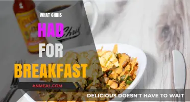Chris's Breakfast Revealed: A Morning Meal Worth Sharing