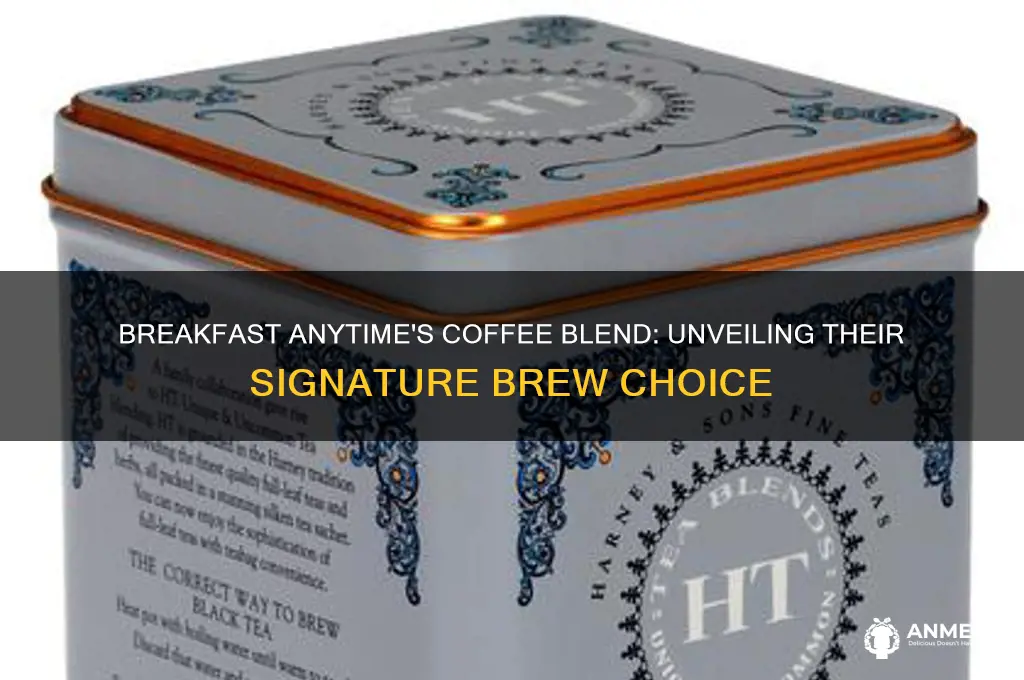 what coffee does breakfast anytime use