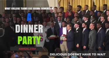 Obama's White House Dinner Celebrations for College Champion Teams