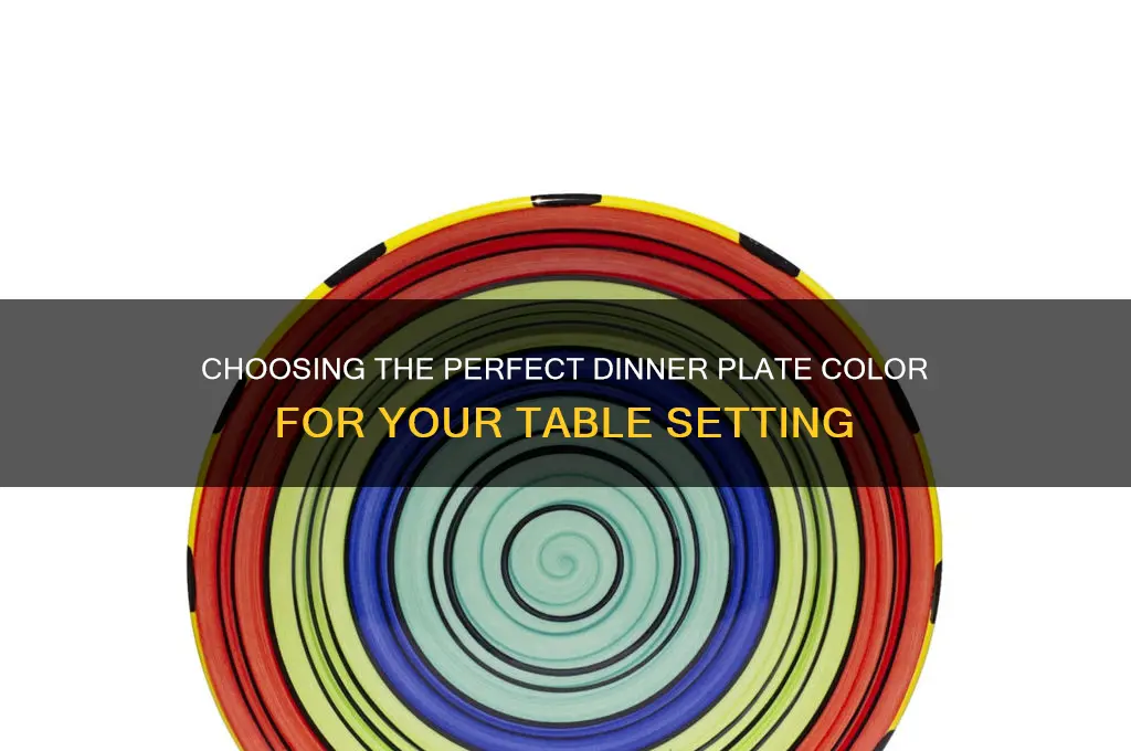 what color dinner plate should i buy