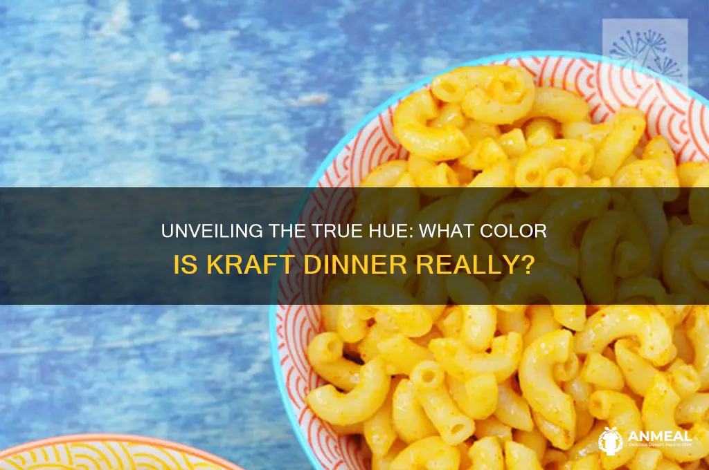 what color is kraft dinner